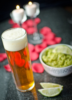 Chile Beer and Guacamole