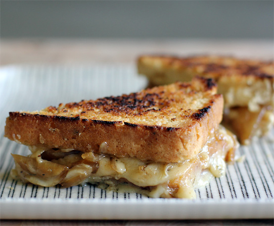 beer bread grilled cheese